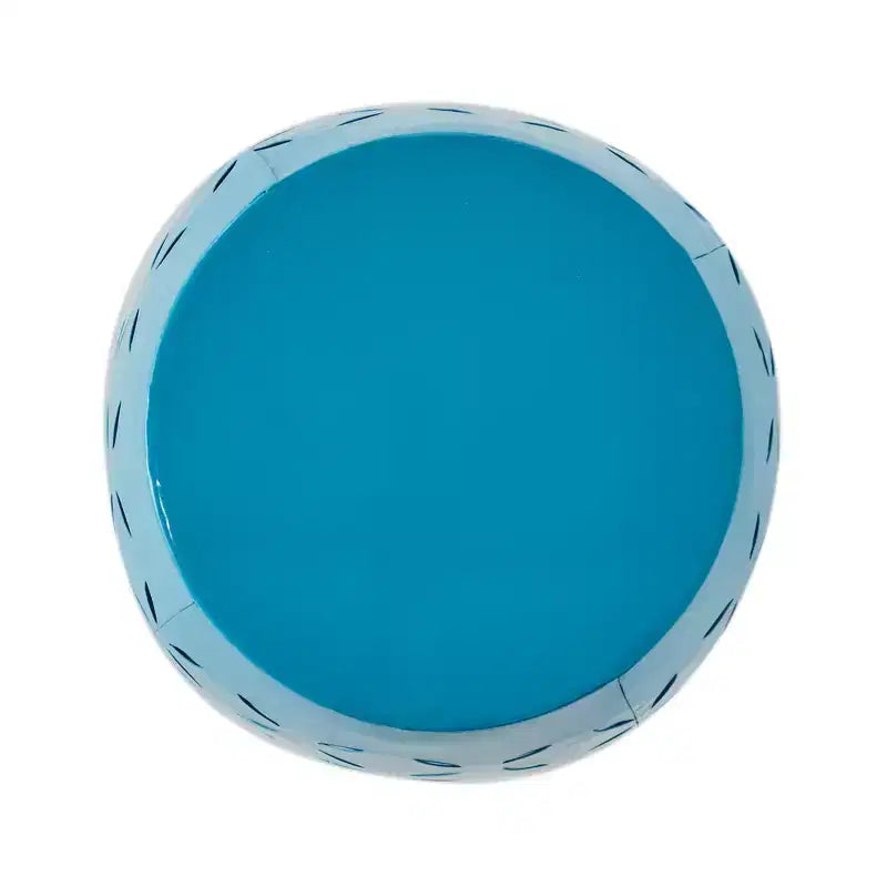 Table d'appoint cylindrique industrielle Zeus & Ruta 12 avec découpe incurvée pour l'intérieur et l'extérieur