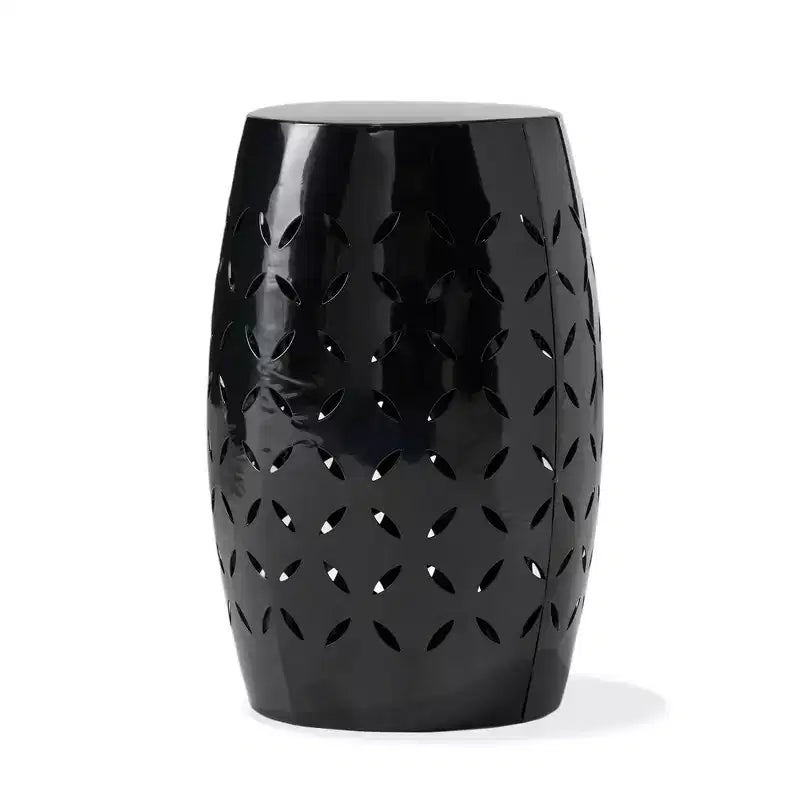 Table d'appoint cylindrique industrielle Zeus & Ruta 12 avec découpe incurvée pour l'intérieur et l'extérieur