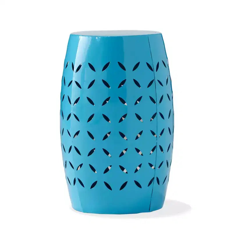 Table d'appoint cylindrique industrielle Zeus & Ruta 12 avec découpe incurvée pour l'intérieur et l'extérieur