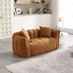 Pouf TUYOHW pour 2 personnes, canapé de sol en mousse haute résilience pour un confort spacieux, siège confortable pour le salon et les espaces partagés