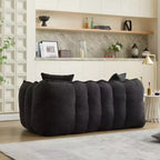 Pouf TUYOHW pour 2 personnes, canapé de sol en mousse haute résilience pour un confort spacieux, siège confortable pour le salon et les espaces partagés