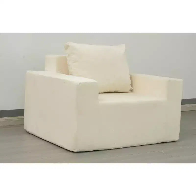 TUYOHW Grand Canapé Poire, Chaise de Sol en Mousse Haute Densité avec Oreiller Inclus, Canapé Paresseux Moderne pour Adultes dans le Salon
