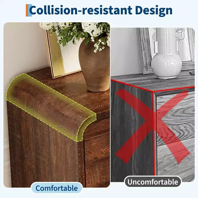 Commode à 6 tiroirs pour chambre à coucher, commode moderne en bois de 120 cm de large avec grand espace de rangement en bois, chiffonnier