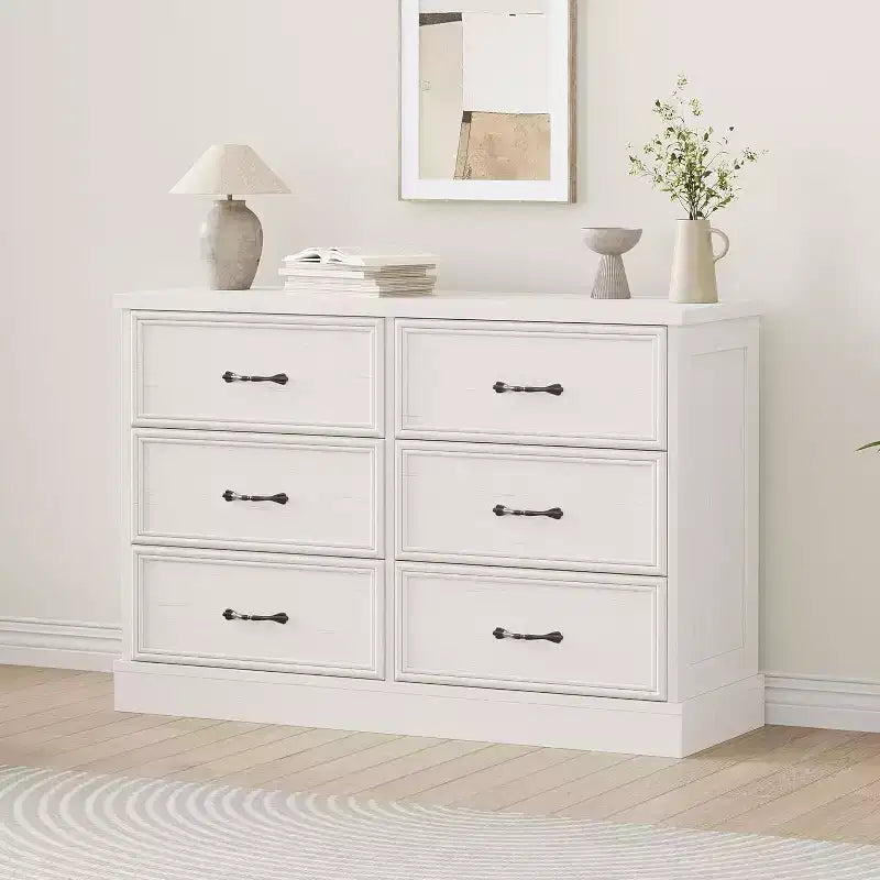 Table de chevet avec tiroirs moderne, meuble de rangement idéal pour l'organisation de la chambre à coucher, mobilier peu encombrant, construction en bois durable