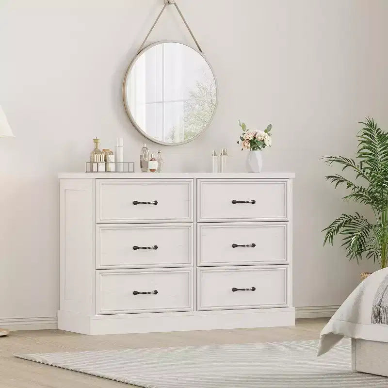 Table de chevet avec tiroirs moderne, meuble de rangement idéal pour l'organisation de la chambre à coucher, mobilier peu encombrant, construction en bois durable