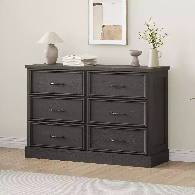 Table de chevet avec tiroirs moderne, meuble de rangement idéal pour l'organisation de la chambre à coucher, mobilier peu encombrant, construction en bois durable