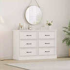 Table de chevet avec tiroirs moderne, meuble de rangement idéal pour l'organisation de la chambre à coucher, mobilier peu encombrant, construction en bois durable