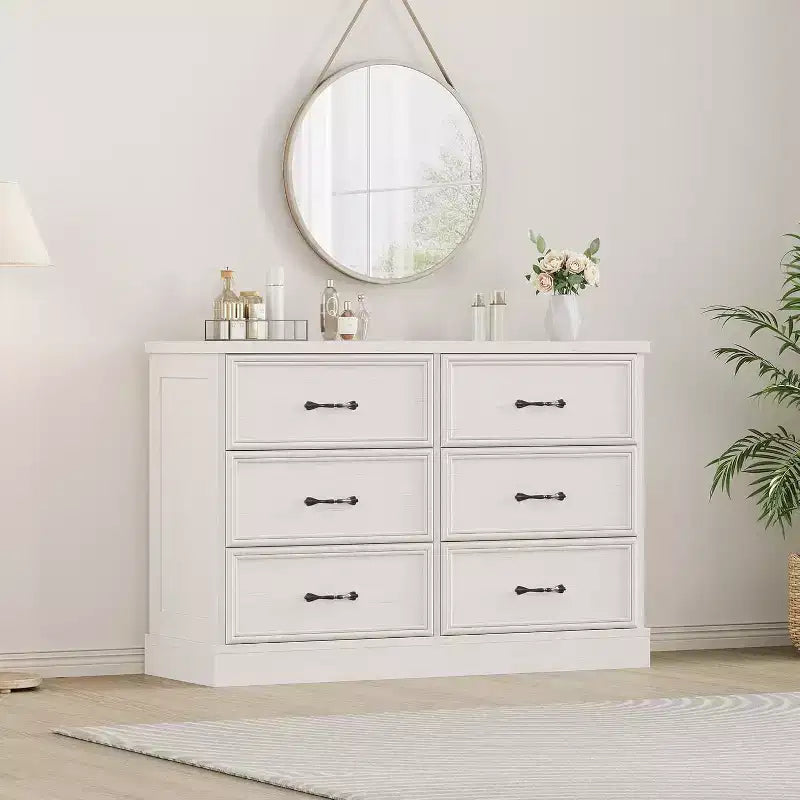 Table de chevet avec tiroirs moderne, meuble de rangement idéal pour l'organisation de la chambre à coucher, mobilier peu encombrant, construction en bois durable