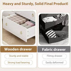 COZONY Commode de chambre 37/45 Tall avec 4/5 tiroirs, armoire de rangement pour vêtements pour placard, couloir