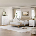 COZONY Commode de chambre 37/45 Tall avec 4/5 tiroirs, armoire de rangement pour vêtements pour placard, couloir