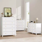 COZONY Commode de chambre 37/45 Tall avec 4/5 tiroirs, armoire de rangement pour vêtements pour placard, couloir
