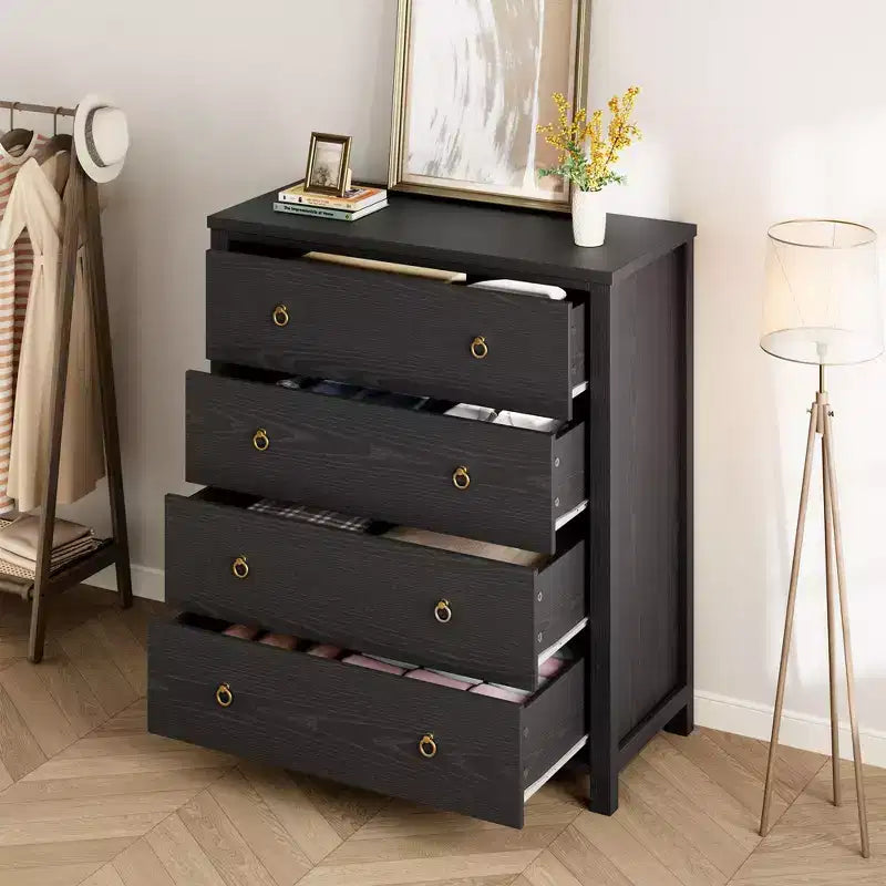 COZONY Commode de chambre 37/45 Tall avec 4/5 tiroirs, armoire de rangement pour vêtements pour placard, couloir