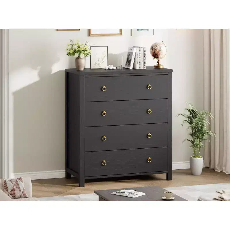 COZONY Commode de chambre 37/45 Tall avec 4/5 tiroirs, armoire de rangement pour vêtements pour placard, couloir
