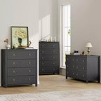 COZONY Commode de chambre 37/45 Tall avec 4/5 tiroirs, armoire de rangement pour vêtements pour placard, couloir