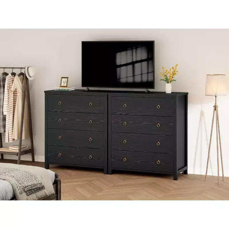 COZONY Commode de chambre 37/45 Tall avec 4/5 tiroirs, armoire de rangement pour vêtements pour placard, couloir