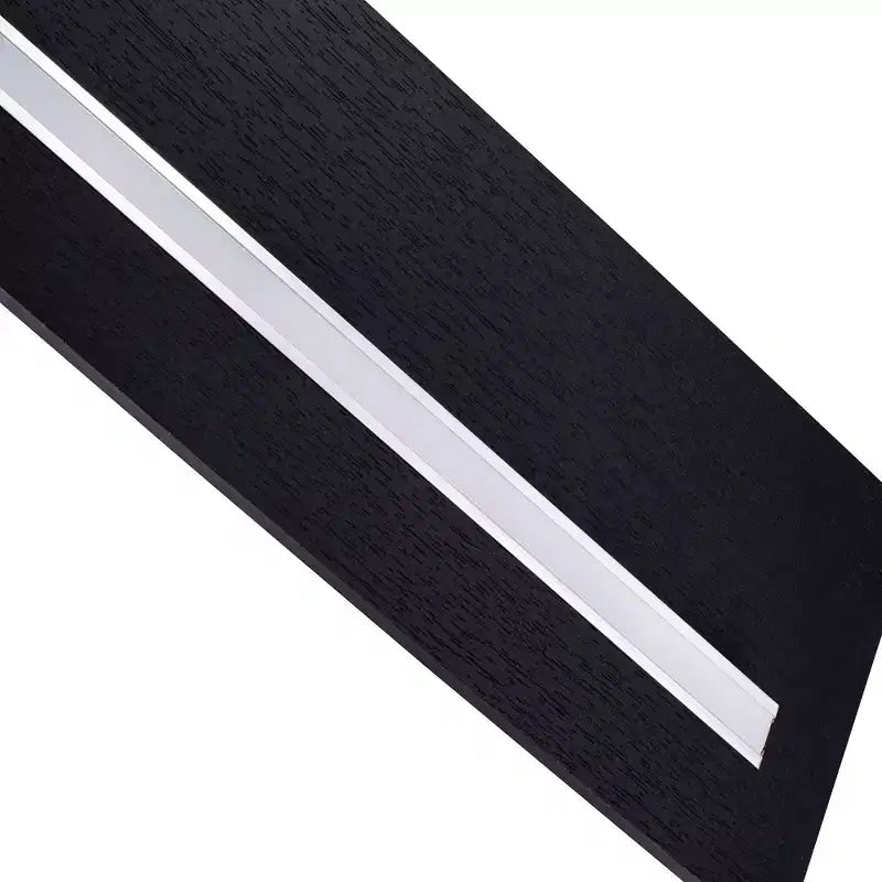 Étagère flottante noire à LED 15,75 po avec support invisible et LED intégrées, parfaite pour la décoration de salle de bain/chambre/cuisine ou pour exposer des livres/plantes