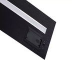 Étagère flottante noire à LED 15,75 po avec support invisible et LED intégrées, parfaite pour la décoration de salle de bain/chambre/cuisine ou pour exposer des livres/plantes