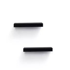 Étagère flottante noire à LED 15,75 po avec support invisible et LED intégrées, parfaite pour la décoration de salle de bain/chambre/cuisine ou pour exposer des livres/plantes
