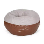 TUYOHW Fauteuil Poire Arrondi 1,5m, Canapé de Sol en Similicuir pour un Nettoyage Facile, Fauteuil Confortable pour Salon et Chambre