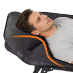 79 Lit de camp pliable portable avec coussin et oreiller, lit de camping pour adultes supportant 227 kg, lit de tente léger pour patio, plage, intérieur, extérieur