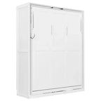 Lit escamotable grand lit Luxystar avec étagères de rangement rotatives pour salon et bureau à domicile