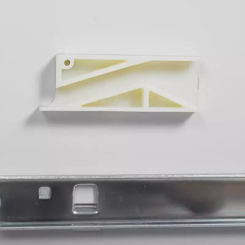 VIYET 28H Classeur vertical étroit en métal blanc à 2 tiroirs avec serrure, classeur en acier pour bureau à domicile (assemblage requis)