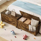 Coffre de rangement de 99,06 cm, Banc de rangement en bois avec charnières de sécurité, Montage facile, Grand banc à chaussures pour entrée, salon, chambre.