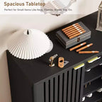 Meuble à chaussures en bois à 6 niveaux avec portes persiennes, étagère à chaussures étroite autoportante, meuble de rangement pour entrée, peut contenir 24 paires de chaussures, mobilier de couloir moderne.