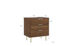 Table de chevet moderne TUYOHW avec station de charge et veilleuse à commande vocale, table d'appoint multi-rangements avec armoire de rangement pour chambre à coucher
