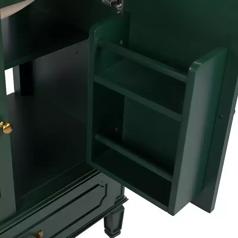 Ensemble de meuble-lavabo de salle de bain en bois de 60 pouces avec double vasque, grand meuble de salle de bain autoportant avec tiroir