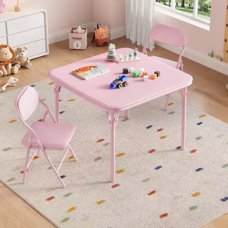 Ensemble table et chaises pliantes Acekool pour enfants, ensemble de table d'activités 3 ou 5 pièces pour garçons et filles pour salle à manger, garderie, salle de classe