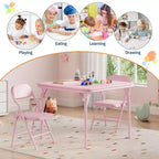 Ensemble table et chaises pliantes Acekool pour enfants, ensemble de table d'activités 3 ou 5 pièces pour garçons et filles pour salle à manger, garderie, salle de classe