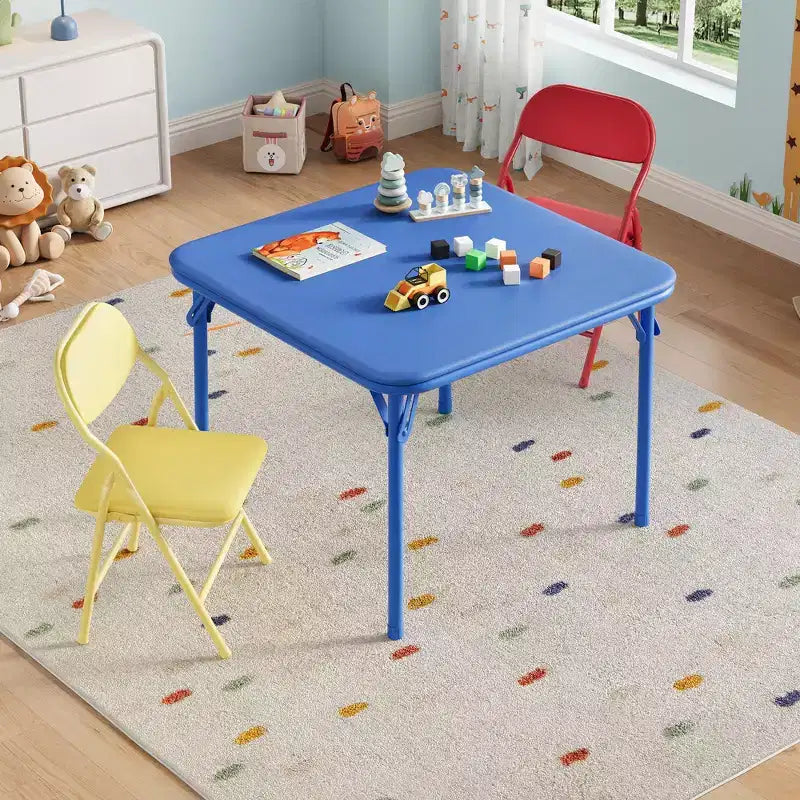 Ensemble table et chaises pliantes Acekool pour enfants, ensemble de table d'activités 3 ou 5 pièces pour garçons et filles pour salle à manger, garderie, salle de classe