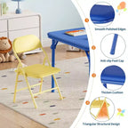 Ensemble table et chaises pliantes Acekool pour enfants, ensemble de table d'activités 3 ou 5 pièces pour garçons et filles pour salle à manger, garderie, salle de classe