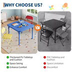 Ensemble table et chaises pliantes Acekool pour enfants, ensemble de table d'activités 3 ou 5 pièces pour garçons et filles pour salle à manger, garderie, salle de classe