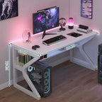 Bureau d'ordinateur compact de 79 cm, bureaux à domicile, petit bureau pour chambre, table de travail/étude, table d'ordinateur moderne pour étude/travail