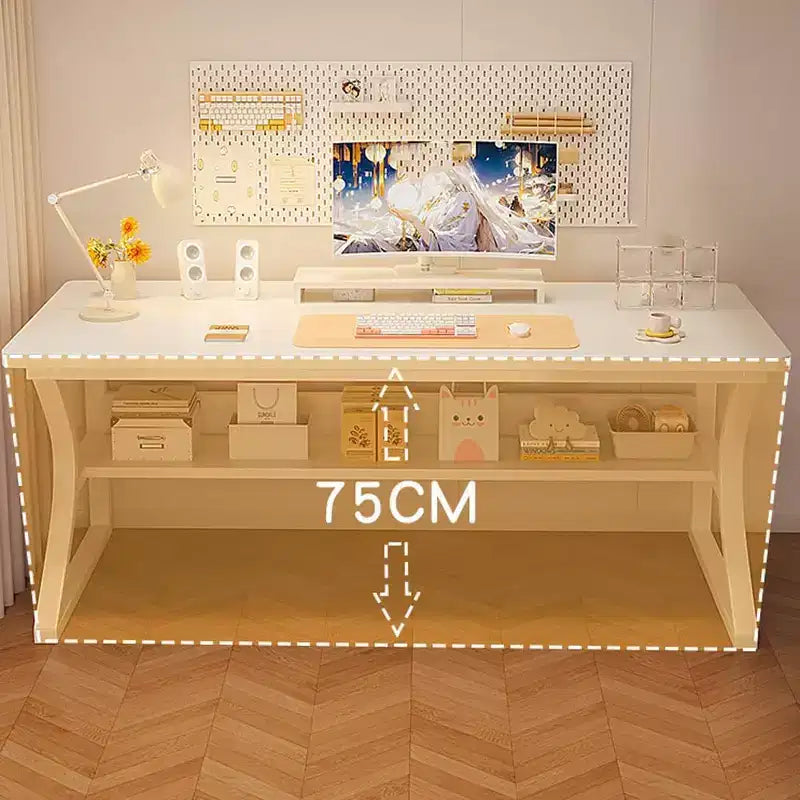 Bureau d'ordinateur compact de 79 cm, bureaux à domicile, petit bureau pour chambre, table de travail/étude, table d'ordinateur moderne pour étude/travail