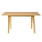 PexFix Table à manger rustique de ferme, cadre en bois massif, table à manger moderne minimaliste pour cuisine, salle à manger, salon