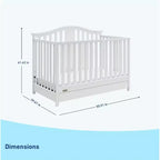 Lit de bébé convertible 4-en-1 Graco Solano avec tiroir