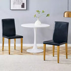 Ensemble de salle à manger moderne MAYEERTY 6 pièces, table effet marbre 160 cm, 4 chaises et banc