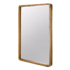 Miroir mural rectangulaire en bois 24 x 36 pouces
