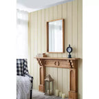 Miroir mural rectangulaire en bois 24 x 36 pouces