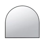 33 x 31 Inch Arched Decorative Wall Mirror with Iron Metal Frame