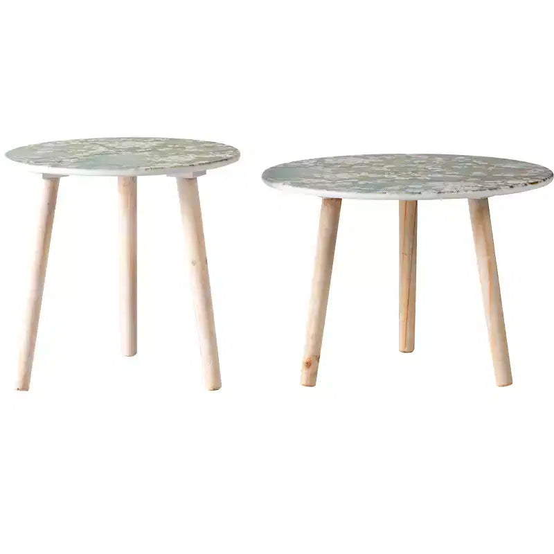 Set of 2 Decorative Accent Side Tables