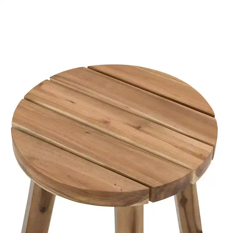 Table d'appoint ronde en bois massif D16x16