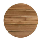 Table d'appoint ronde en bois massif D16x16