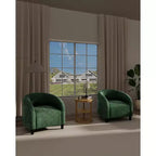 Fauteuils d'appoint (lot de 2) - Fauteuils club confortables, fauteuils baquet rembourrés avec accoudoirs et pieds solides pour salon, chambre, bureau, salle d'attente
