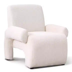 Fauteuil d'appoint surdimensionné Bestier en tissu chenille de qualité supérieure, avec larges accoudoirs, confort ergonomique et cadre en bois massif