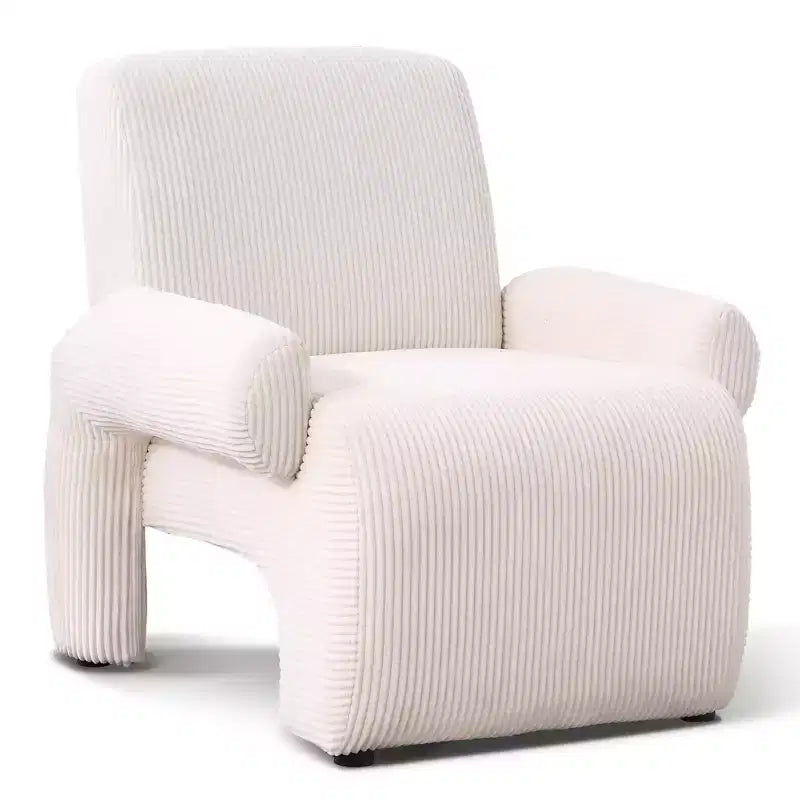 Fauteuil d'appoint surdimensionné Bestier en tissu chenille de qualité supérieure, avec larges accoudoirs, confort ergonomique et cadre en bois massif