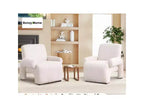 Fauteuil d'appoint surdimensionné Bestier en tissu chenille de qualité supérieure, avec larges accoudoirs, confort ergonomique et cadre en bois massif